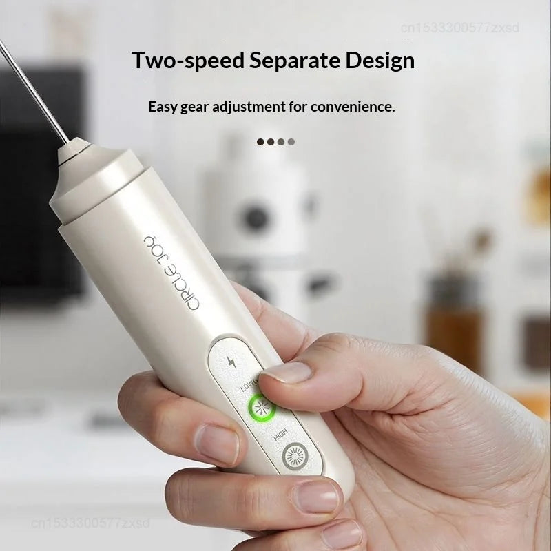 Electric Milk Frother for Home Portable Mini Coffee Milk Frother Whisk for Cooking Egg Mixture Stirrer Kitchen Accessories