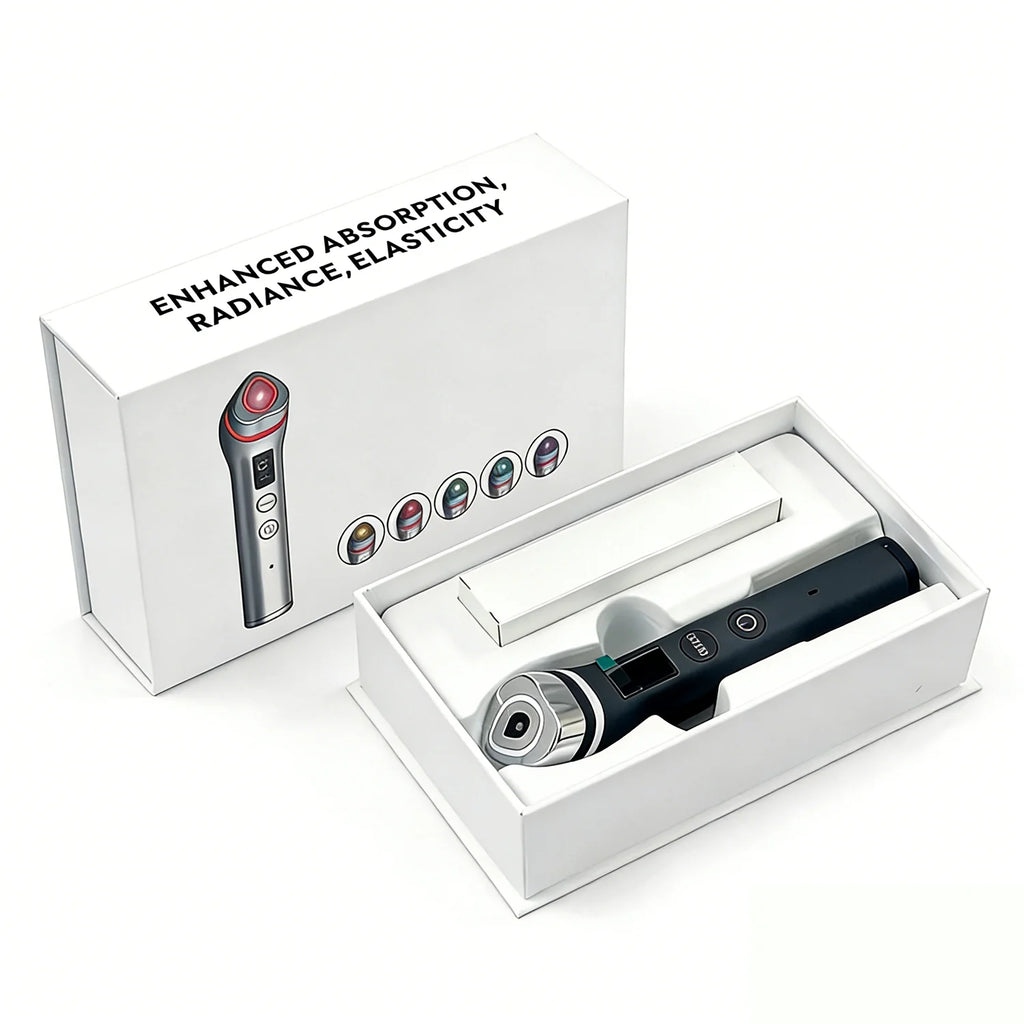 5 Modes RF Facial Beauty Device, Anti-Aging Skin Tightening Massager for Pore Refining & Skincare Absorption