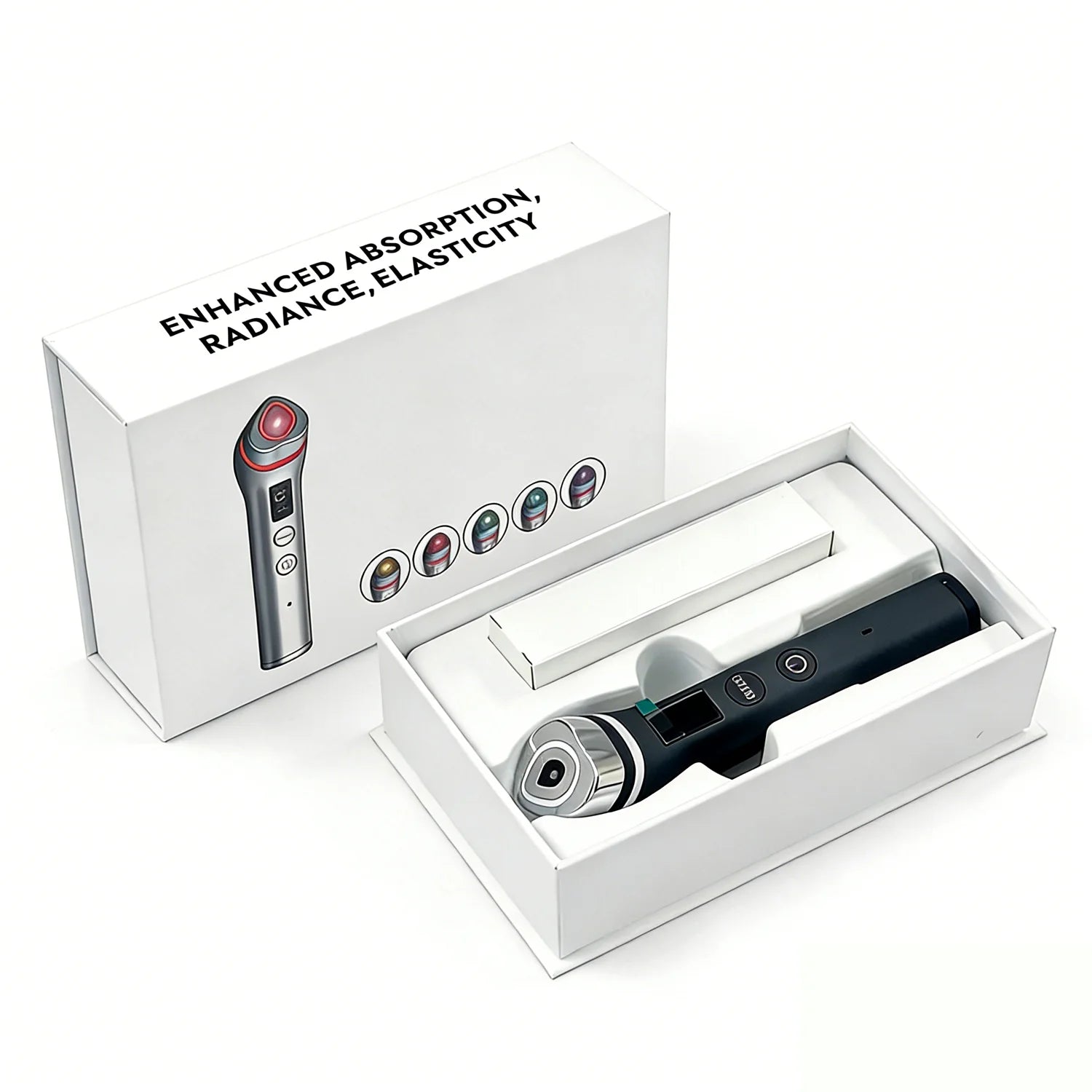 5 Modes RF Facial Beauty Device, Anti-Aging Skin Tightening Massager for Pore Refining & Skincare Absorption