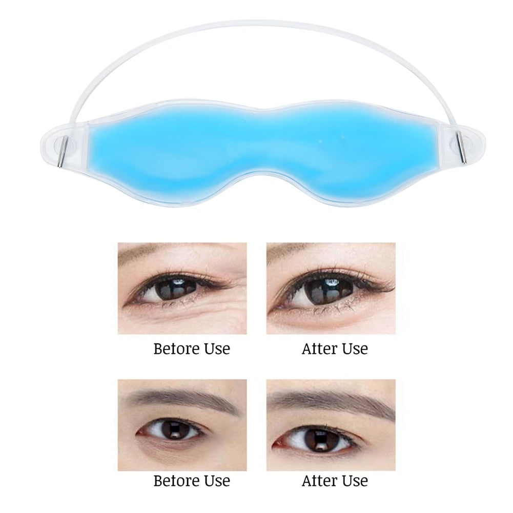 Gel Cooling Eye Mask Ice Therapy Compress Pads Sleep Goggles Spa Patch Healing Gels For Comfort Masks Dark Circles Remover Eye