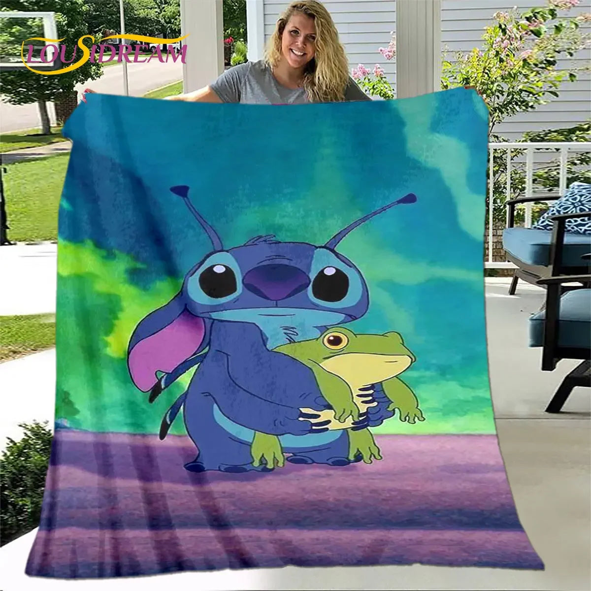 Cute Cartoon Children's Blanket,Flannel Blanket Throw Blanket,Sherpa Warm Kid Blanket for Living Room Bedroom Beds Sofa Outdoors
