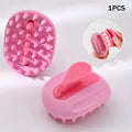 2-In-1 Shampoo Brush Head Scalp Massage Comb Hair Washing Comb Body Massage Brush Bath Shower Brush Salon Hairdressing Tool