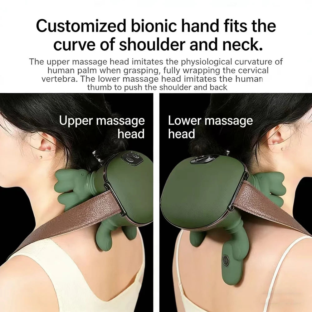 In-Stock Shoulder And Neck Massager, Cervical Massager For Home Use, Portable Trapezius Neck Massager