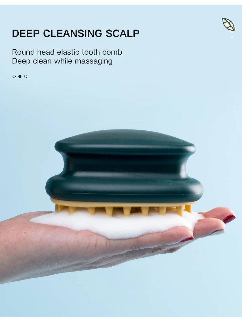 Silicone Hair Washing Brush Massage Brush Adult Hair Washing Tool Shampoo Comb Head Brush Scalp Scratcher Shampoo Brush