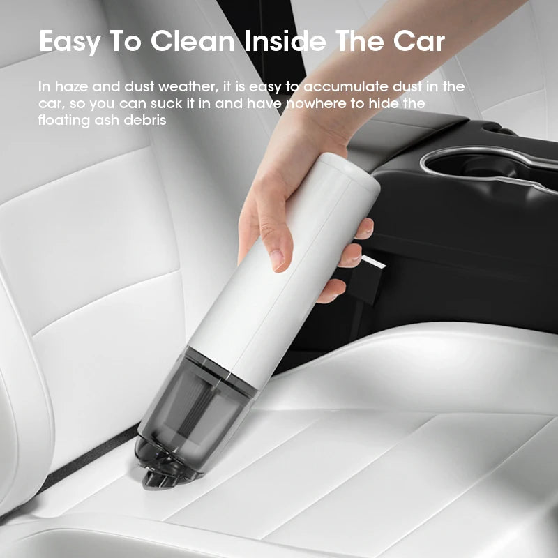 Mini Wireless Handheld Car Vacuum Cleaner Strong Suction Low Noise Convenient Portable Multi-Functional for Home and Car