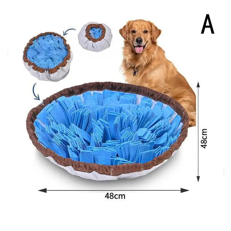Snuffle Mat for Pets Interactive Foraging , Brain-Boosting Feed Game, Travel-Suitable, Ideal for Dogs and Cats.