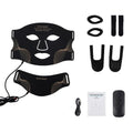 Wireless LED Face Mask with Neck 7 Colors LED Silicone Mask Photon Beauty Mask Skin Tighten Repair Skin Flexible Facial Mask