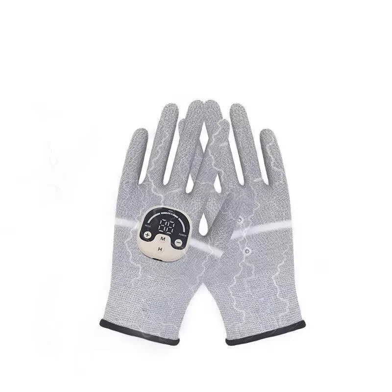 Microcurrent Facial Gloves - Silver Fiber Anti-Aging Gloves for Face Lifting, Wrinkle Reduction, Puffiness Relief, Collagen Stim