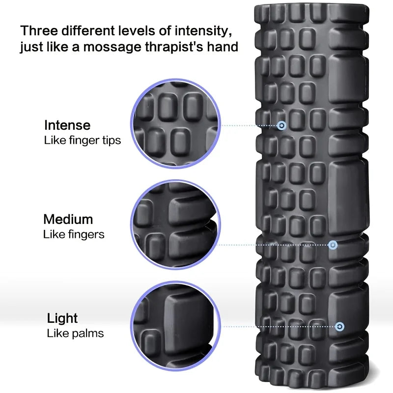 Foam Roller, EVA Muscle Roller for Yoga Pilates Back Exercise Physical Therapy 30 X 8 cm