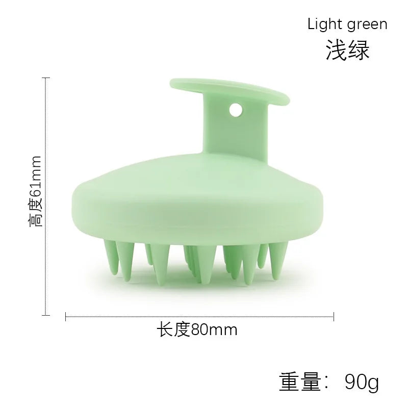 Full Silicone Scalp Brush Hair Massage Scalp Scrubber Shampoo Brush Scalp Massager