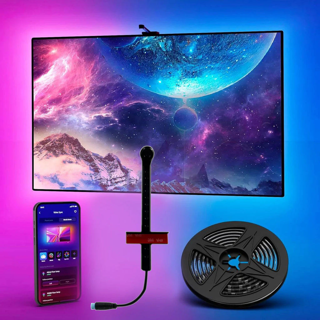Ambilight For Tv 5V Usb Rgbic 5 3.8M App Control Tv Backlight With Camera Sync To Screen Tv Ambient Light Smart Led Strip For TV